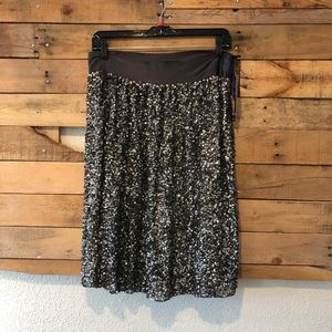 Lafayette 148 sequin skirt